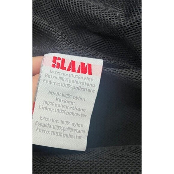 SLAM Summer Sailing Jacket Black Men’s Small Nylon Lined Ghost Pocket NWT - Picture 9 of 10